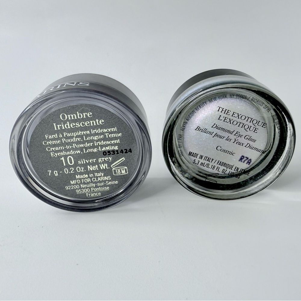 LOT OF 2: Clarins Ombre Iridescente + Kevin Aucoin Diamond Eye Glass